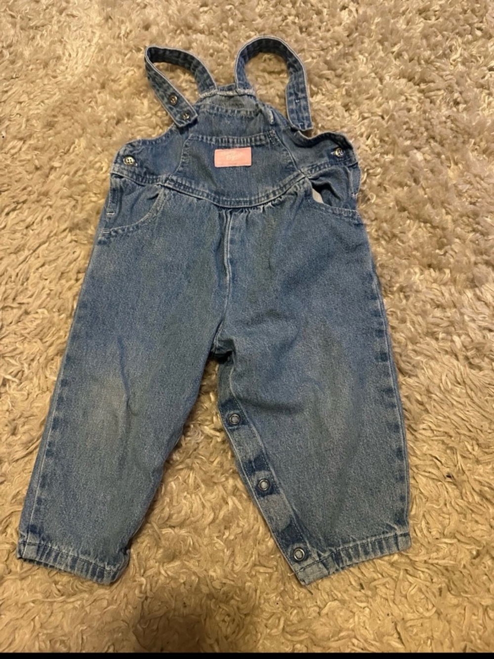 Old Navy Blue Denim Kids Overalls